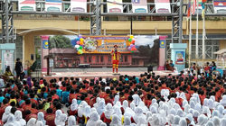 On the stage