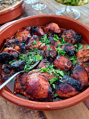 Oven Roasted Honey Balsamic Chicken Thighs