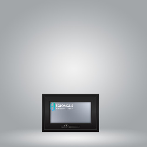 600mm x 400mm - Black - uPVC Casement Window | Solomons Doors Ltd