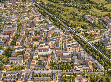 CGI of Crews Hill development opportunity in Enfield, London