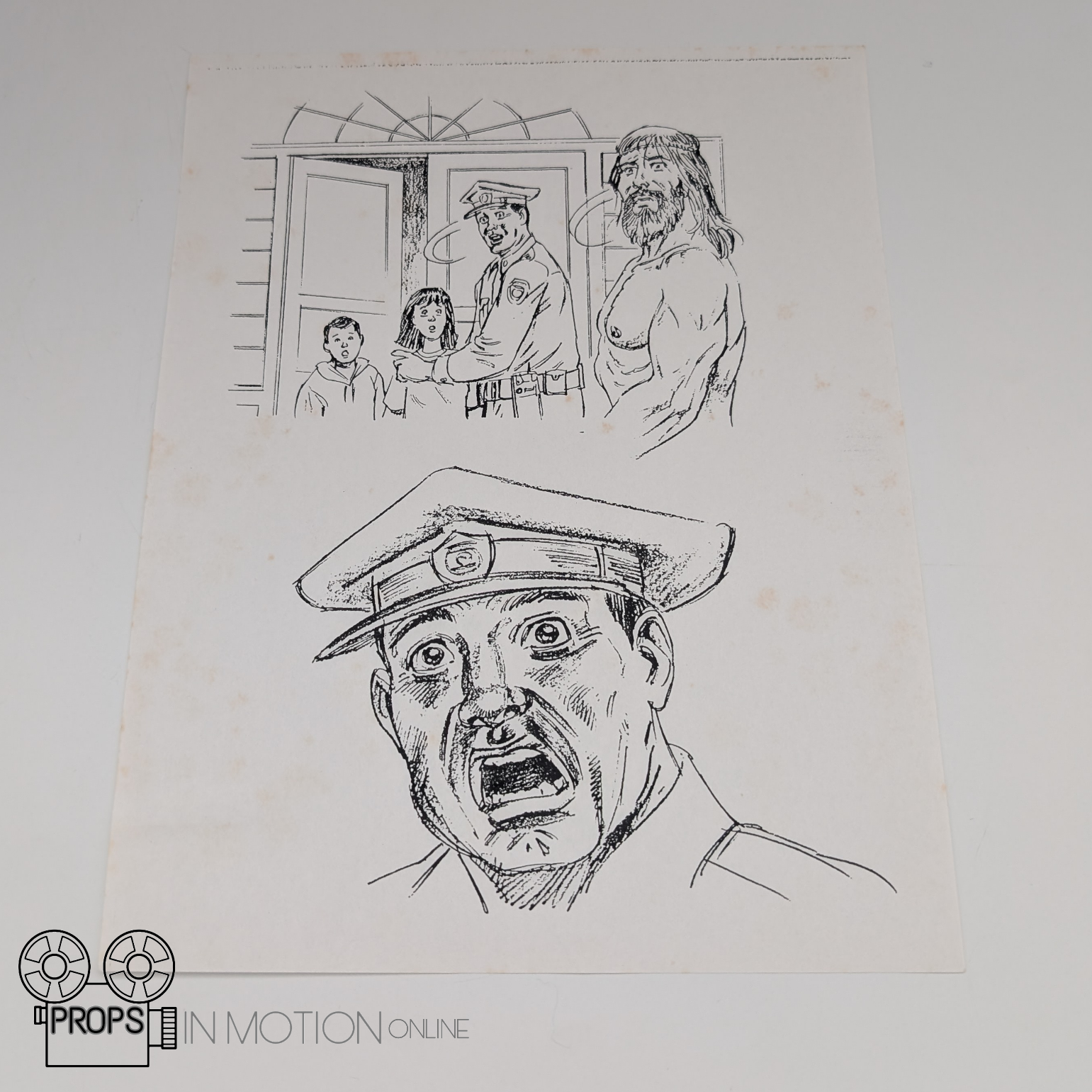 Jumanji (1995) Storyboard/Concept Design Page (02936)