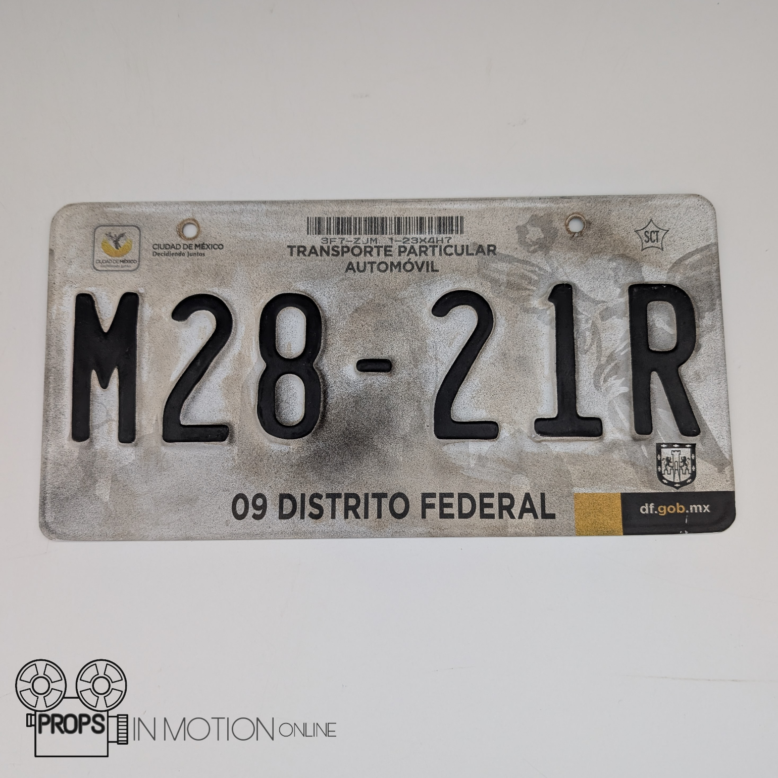 Sicario: Day of the Soldado (2018) Isabel Kidnap Car License Plate (02882)