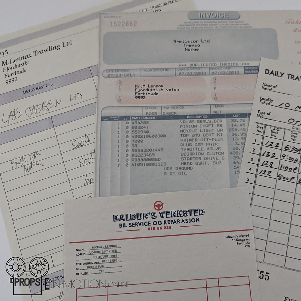 Thumbnail: Fortitude (TV) Various Documents Lot (01377)