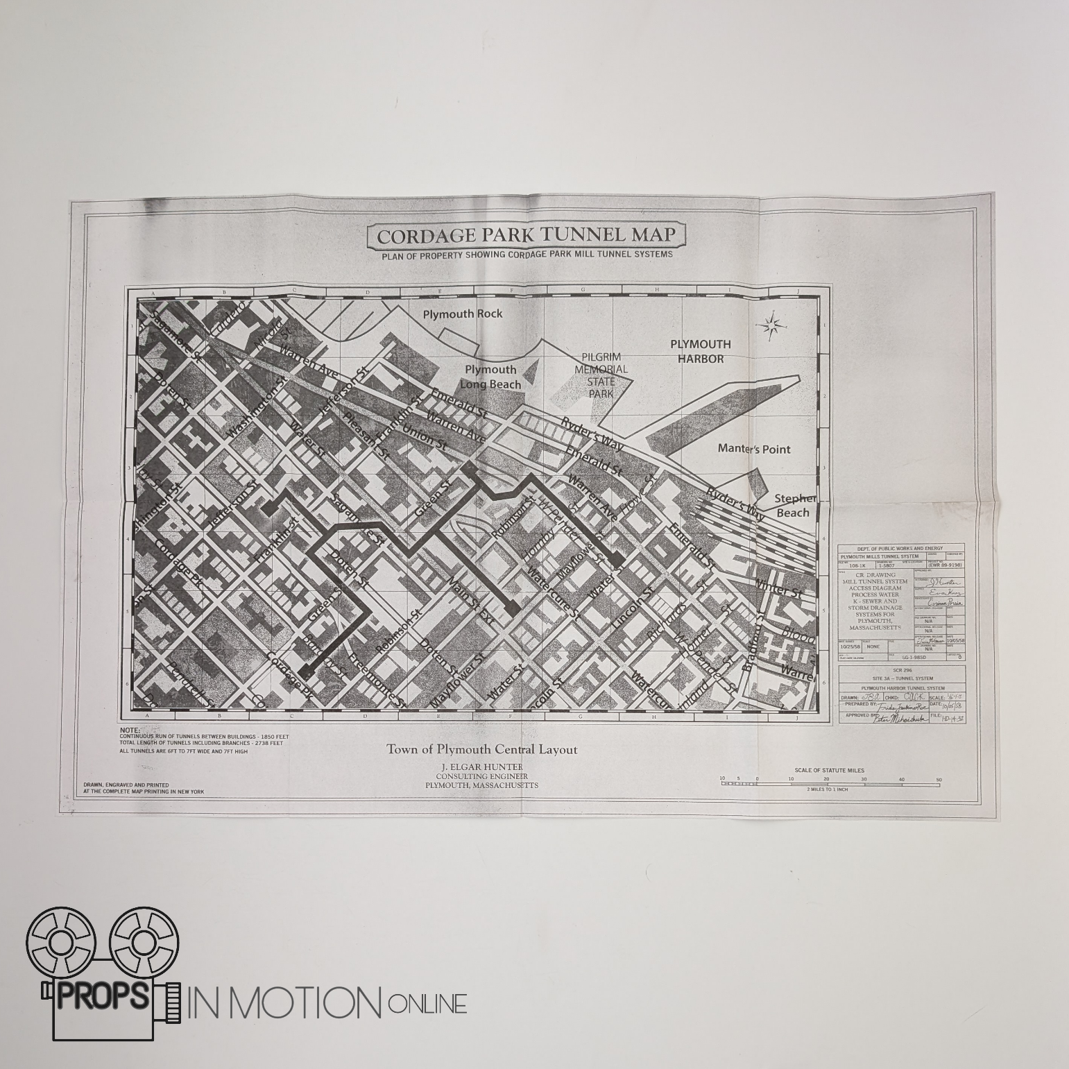 Thanksgiving (2023) Cordage Park Tunnel Map (02875)