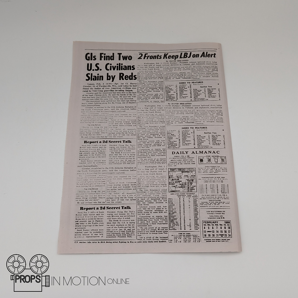 Thumbnail: The Changeling (TV) (2023) New York Daily Telegram Newspaper Cover (02294)