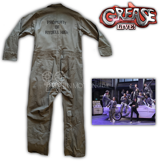 Grease Live (2016) Rydell High Coveralls/Jumpsuit | props in