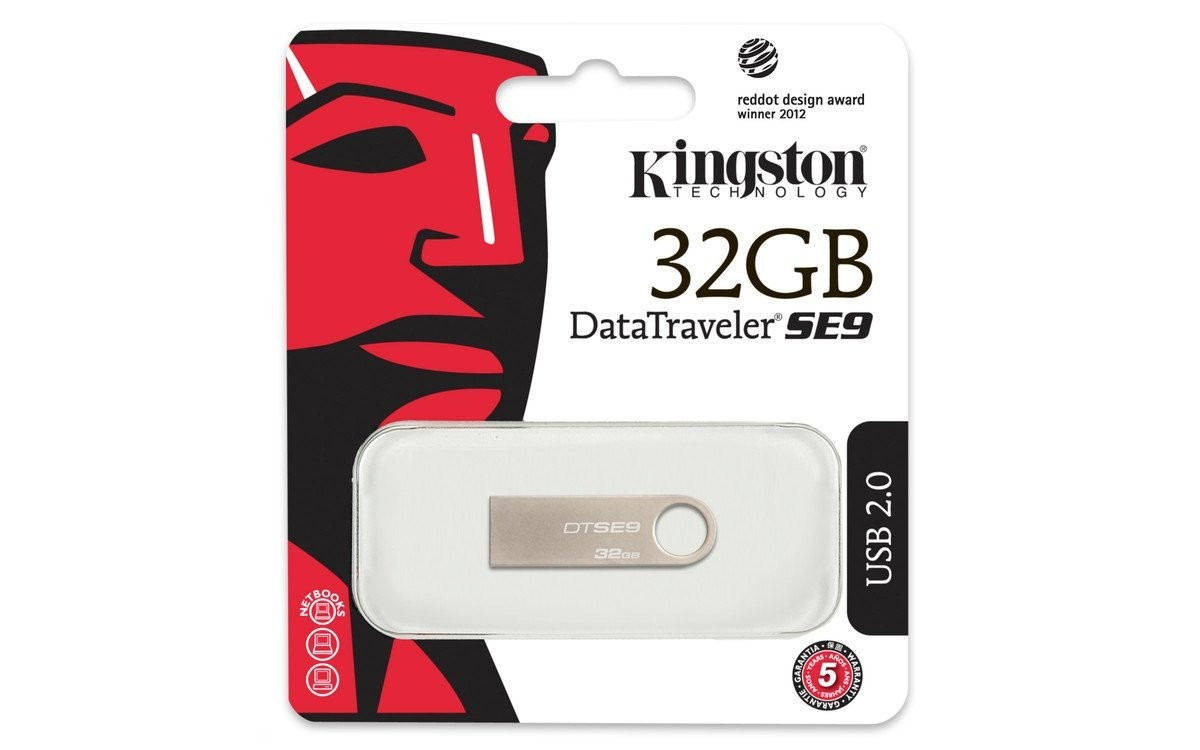 Memoria Usb 32gb Kingston Se9 Aluminio