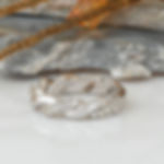 14 KT White Gold & Diamond Band