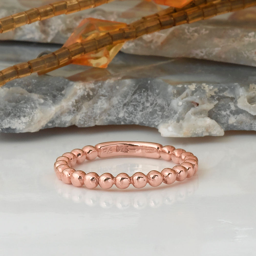 14 KT Rose Gold Band