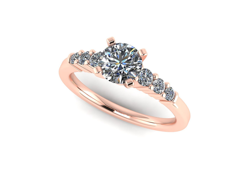 Thumbnail: 14KT Gold Bridal Set