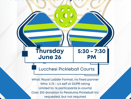 June 26, 2025 5:30 to 7:30 PM - Advanced Royal Court Ladder