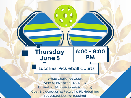 June 5, 2025 6-8 PM Challenge Court Night