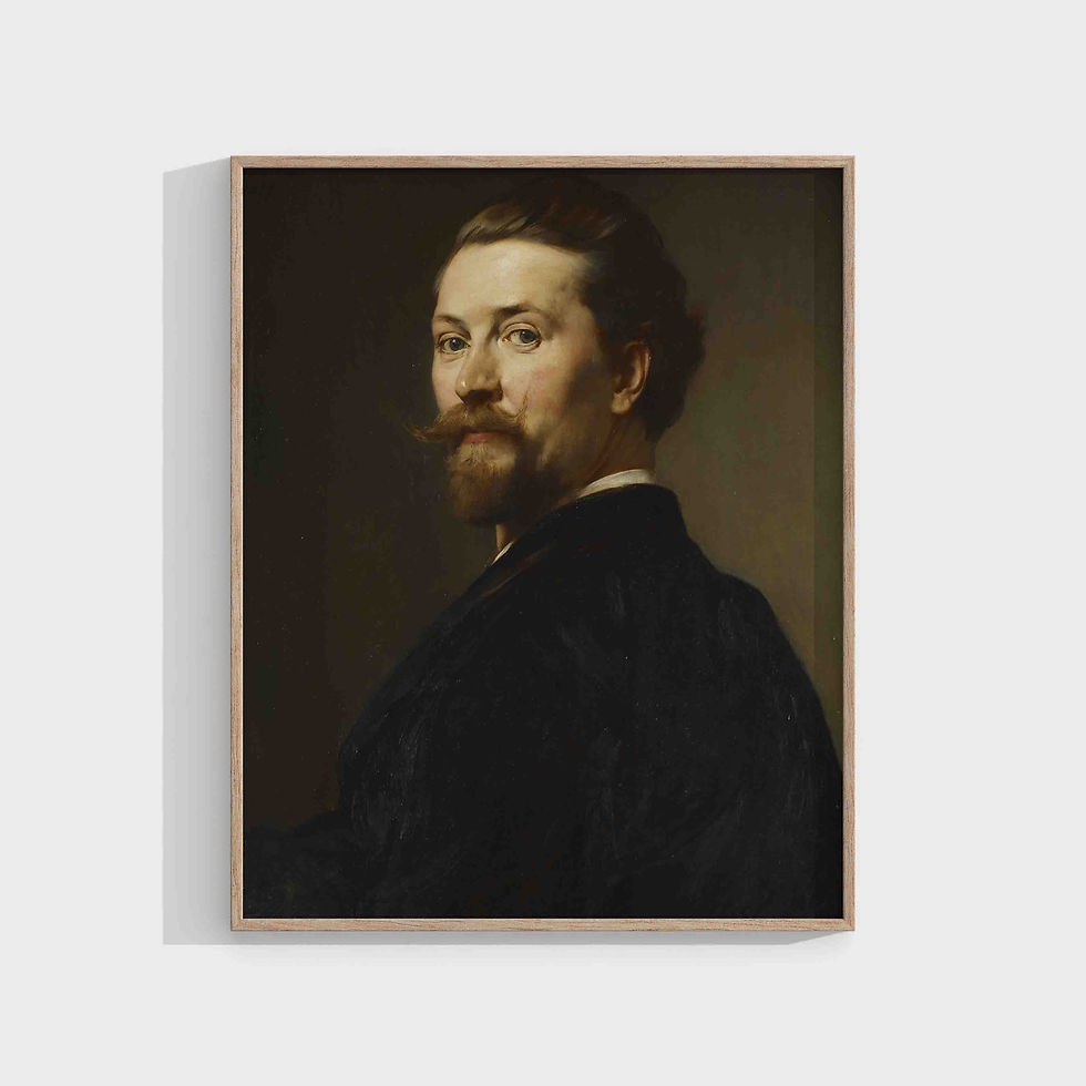 Heinrich von Angeli : Self-Portrait