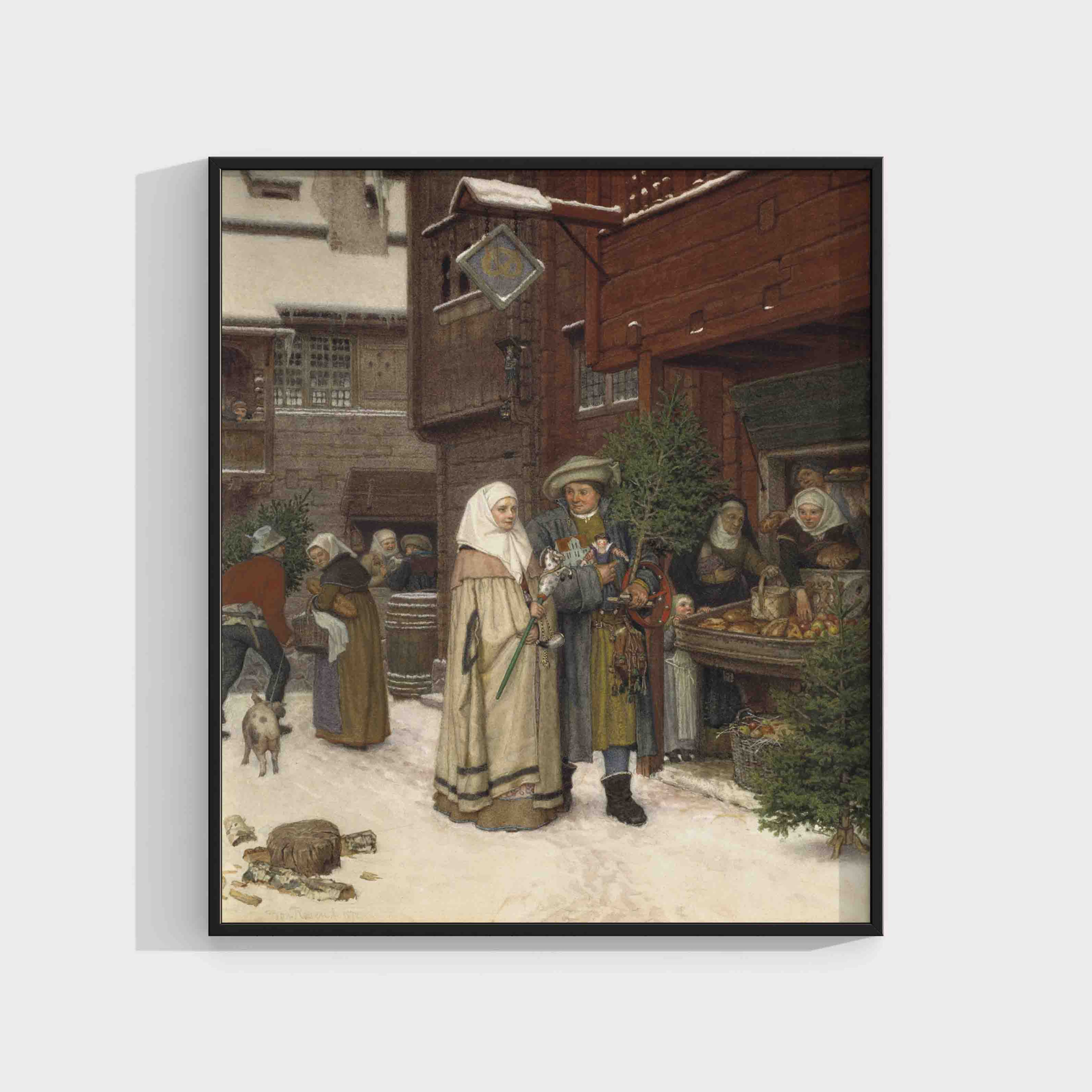 Georg von Rosen: The Christmas Fair