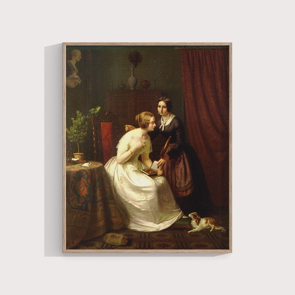 Friedrich Boser - Die beschenkte Braut 1847