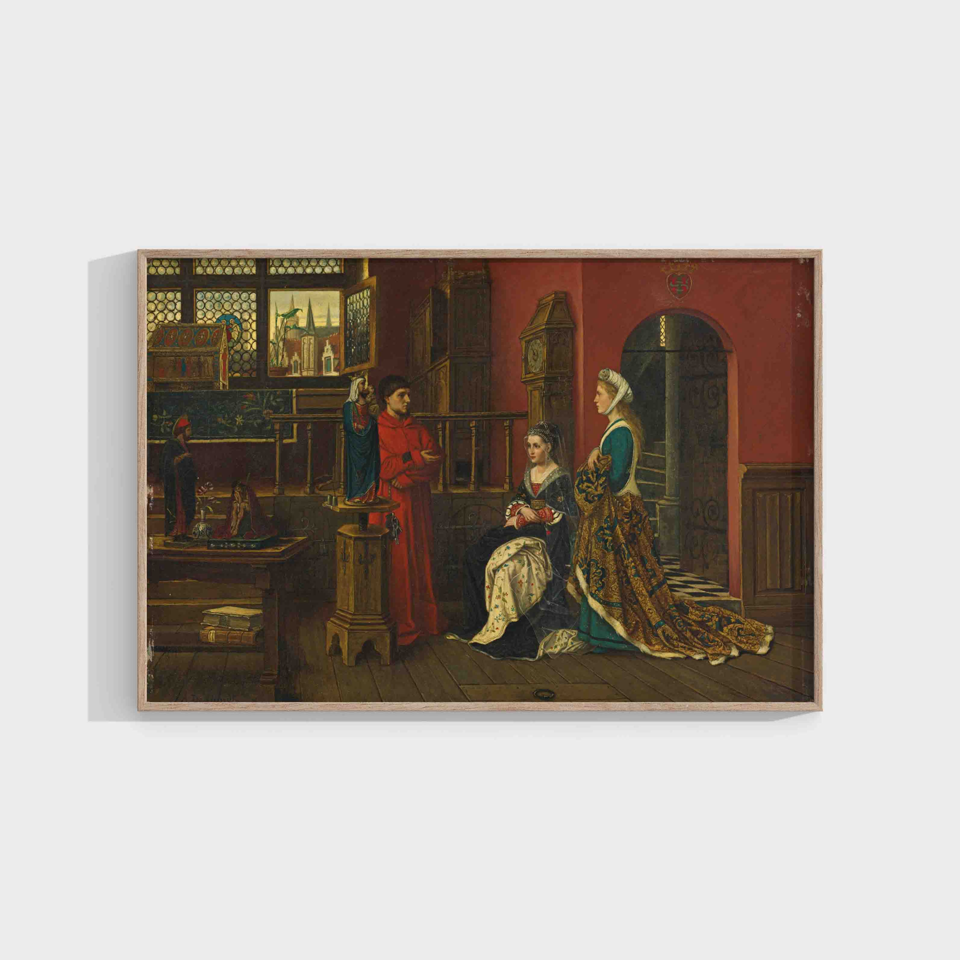 Albrecht De Vriendt: Queen with lady in waiting