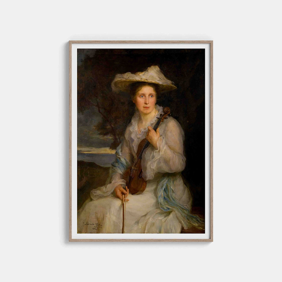 Portrait by Philip de László of his wife, Lucy