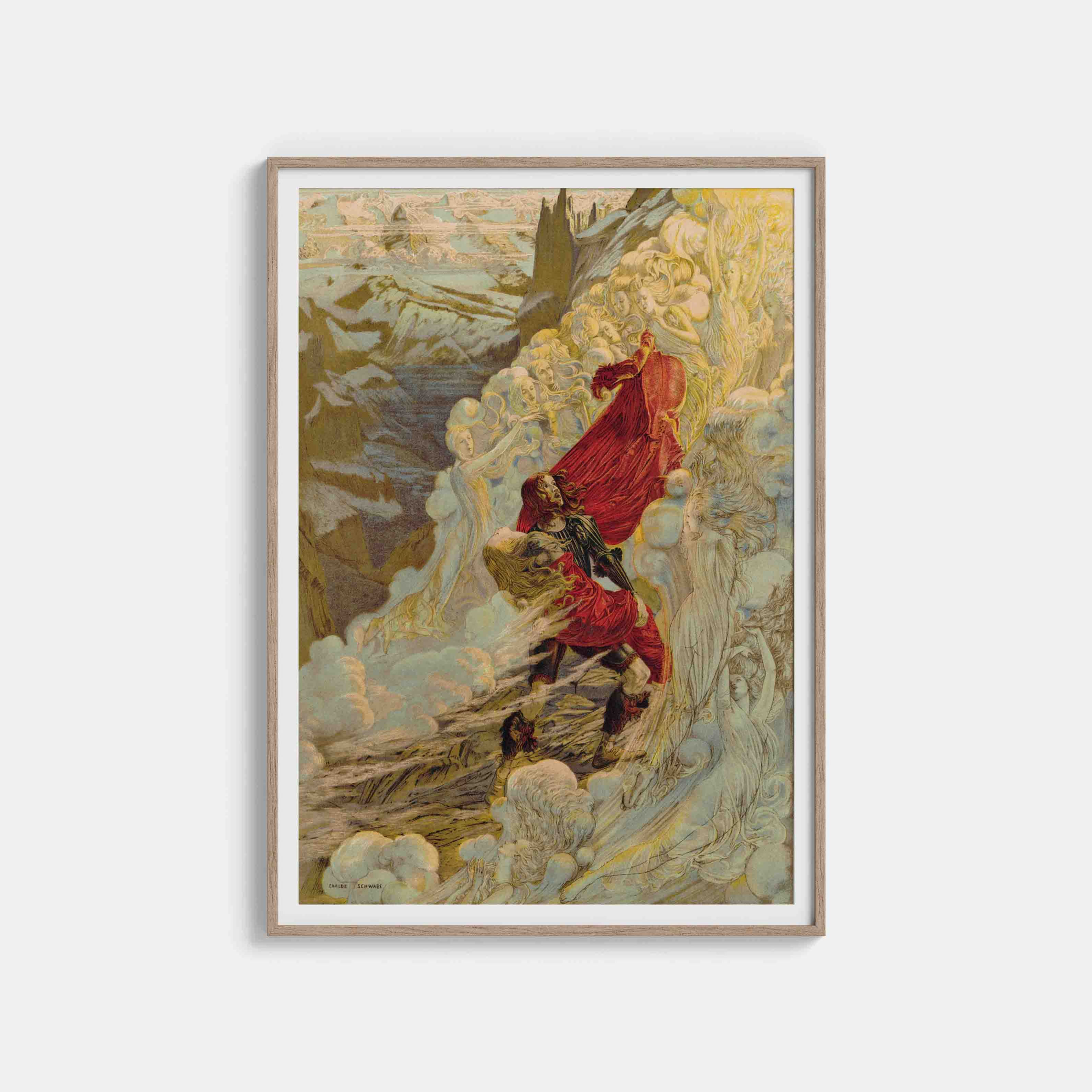 Carlos Schwabe : Fervaal, 1898