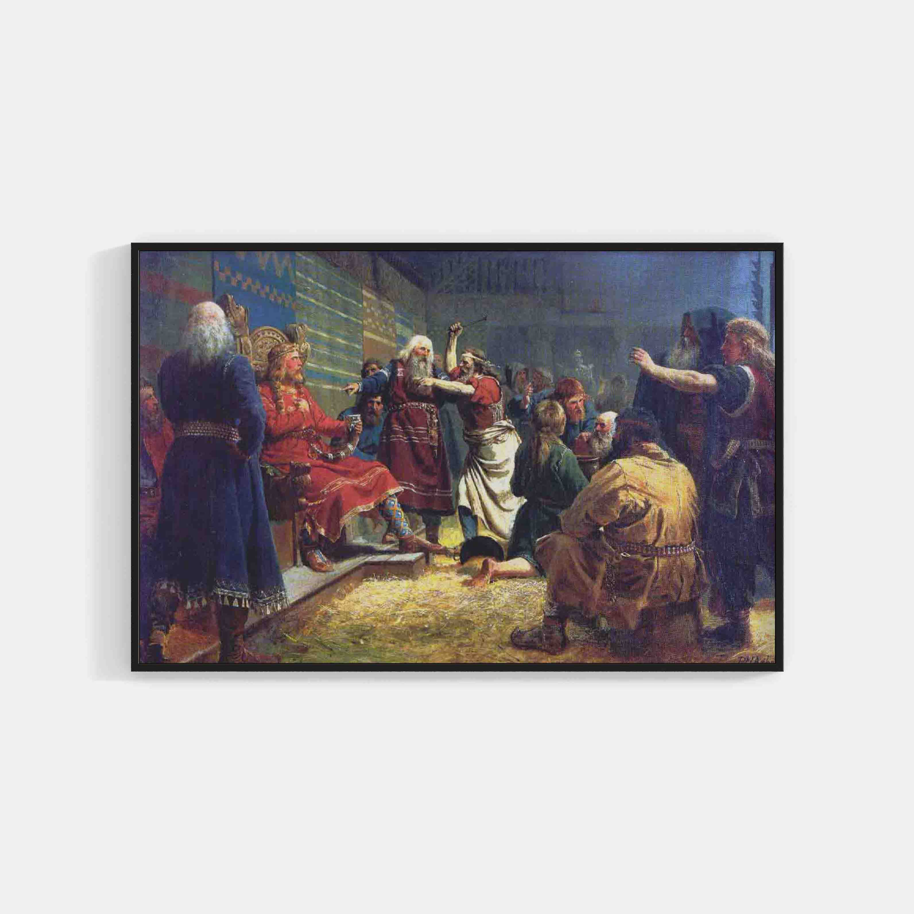 Peter Nicolai Arbo : Håkon the Good (1860)