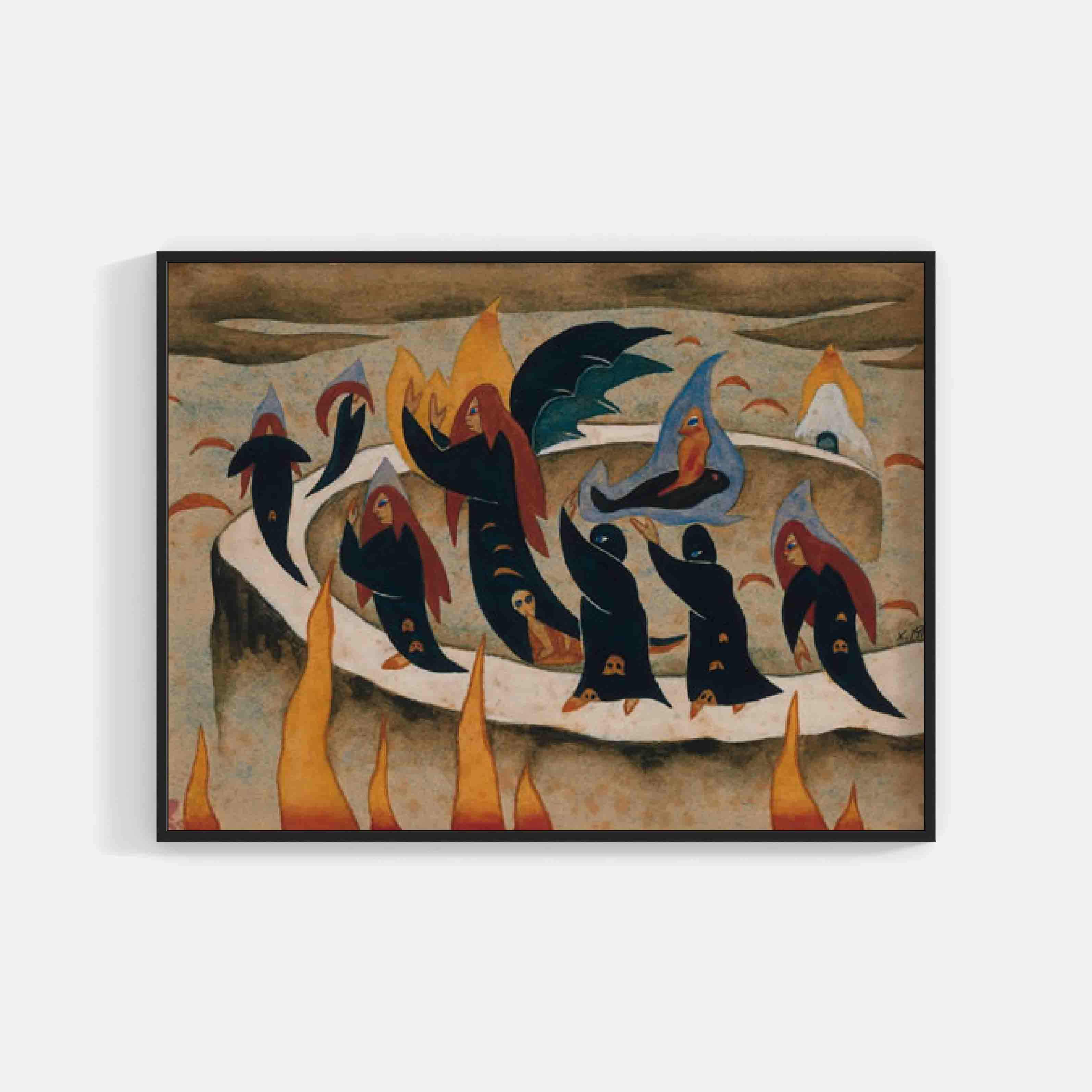 Xul Solar, Entierro, 1915