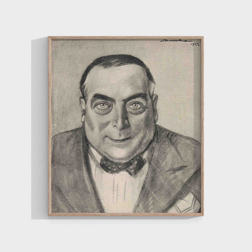 Sketch Portrait Joaquín Xaudaró y Echau