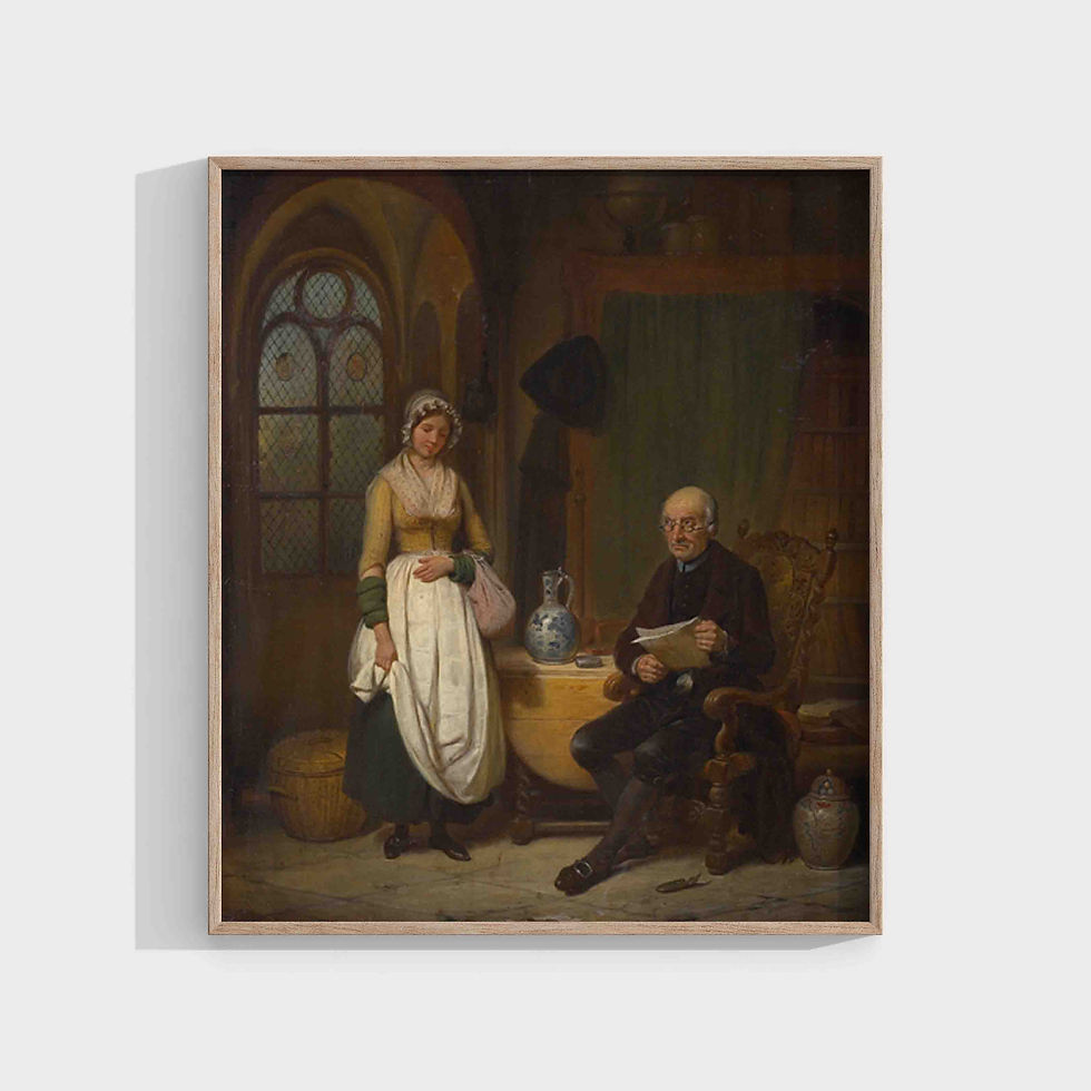Thumbnail: Jean-Baptiste van Eycken: The Letter of Introduction Wall Art & Decor