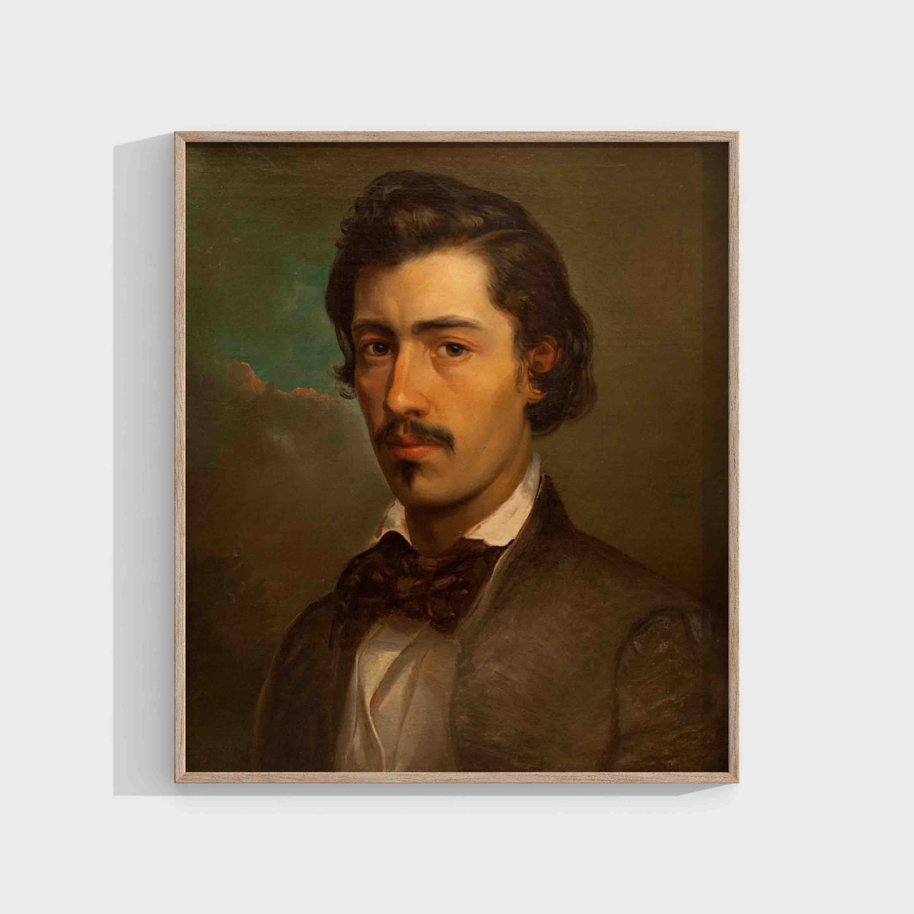 Carlo Brioschi : Self Portrait