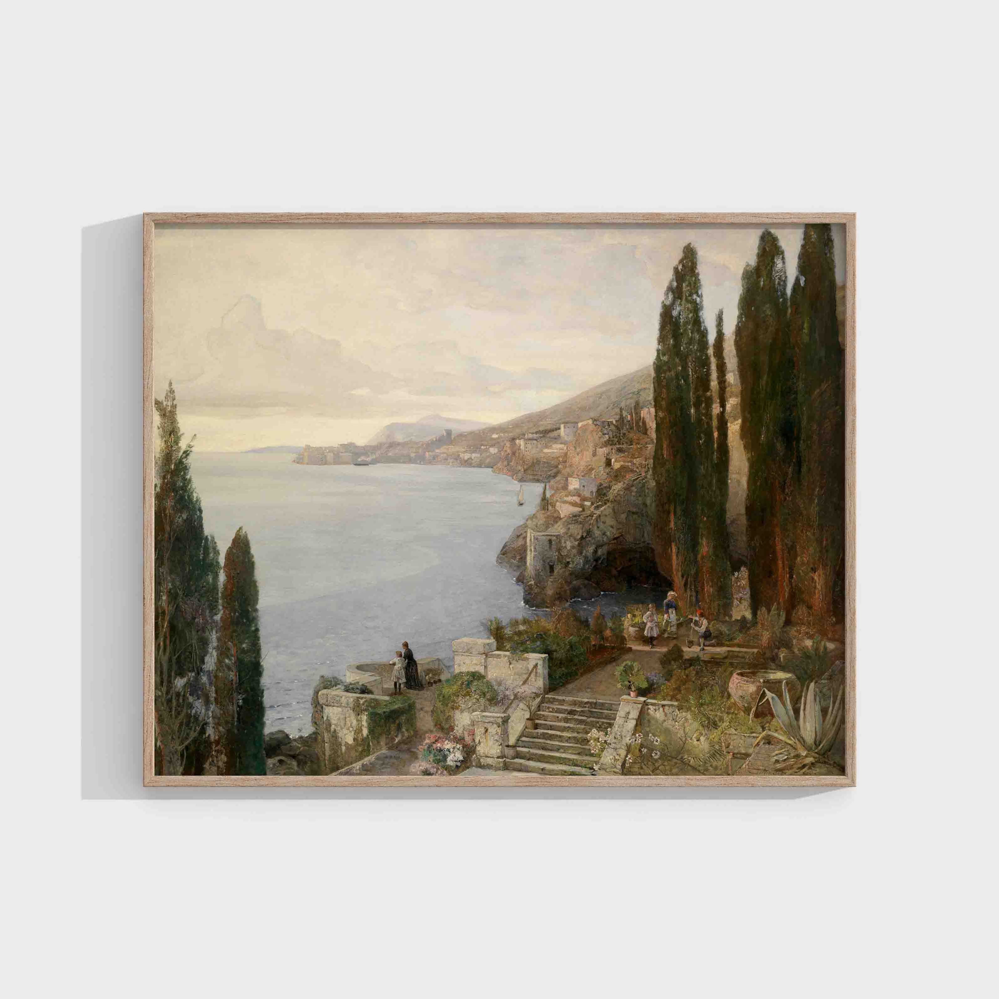 Emil Jakob Schindler : View of Ragusa (1890)