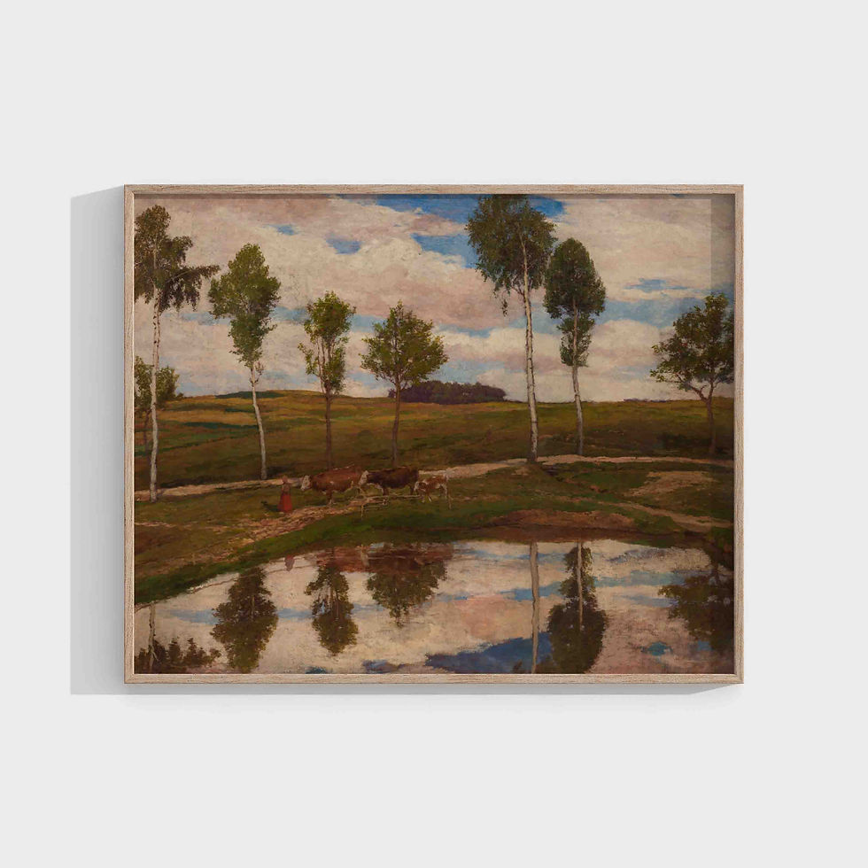 Antonín Slavíček : At Home in Kameničky (1904)