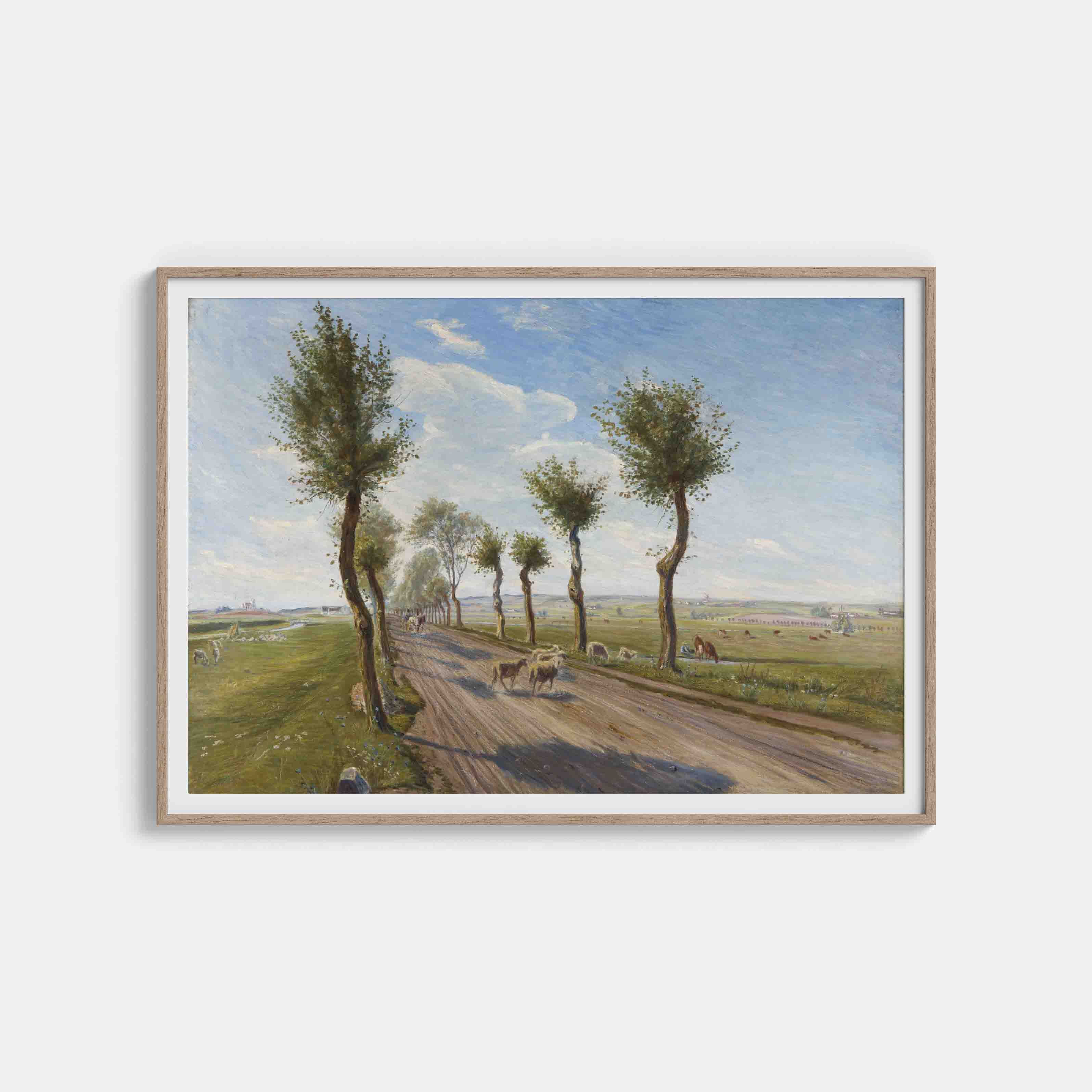 Theodor Philipsen : Road at Fårevejle