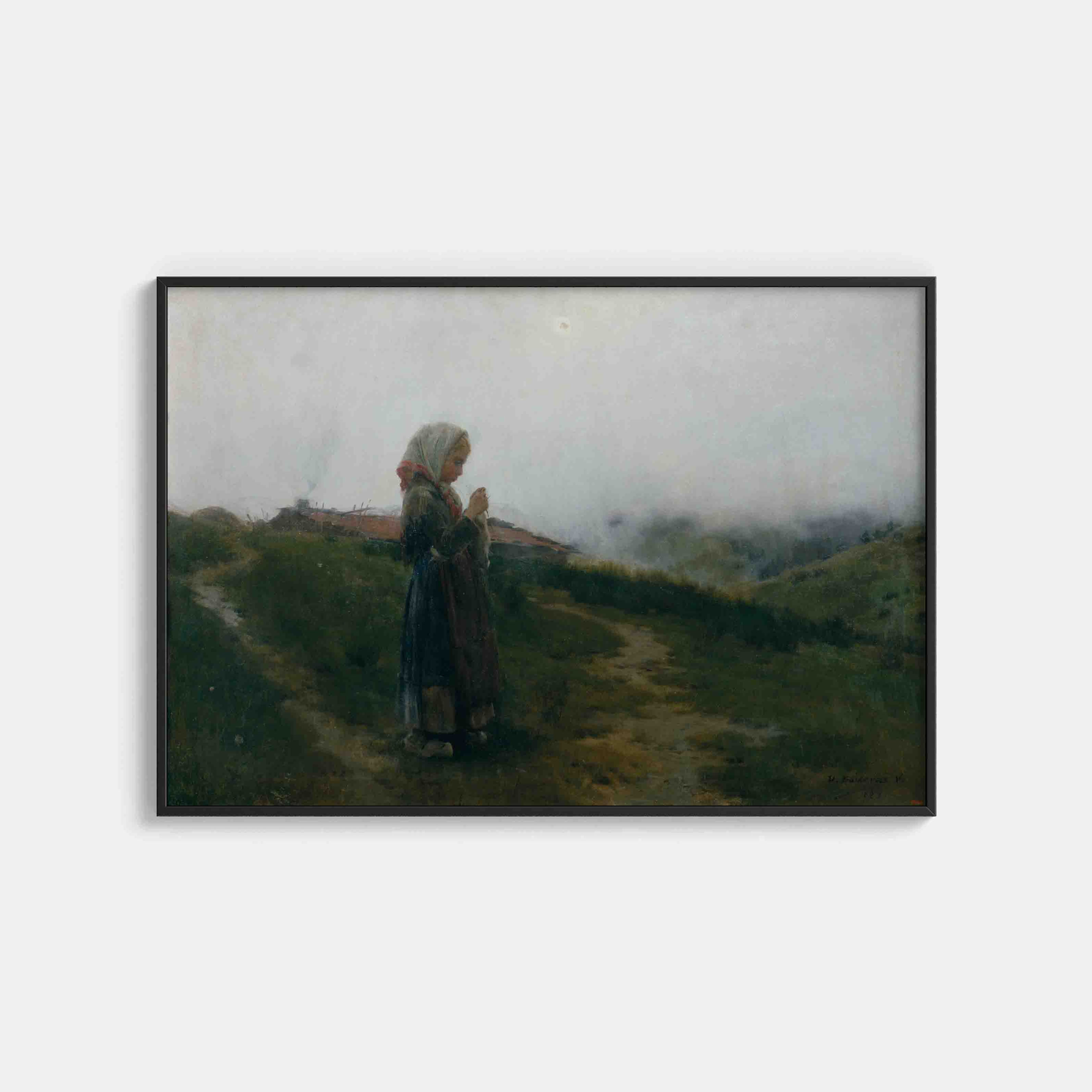 Dionisio Baixeras Verdaguer : Knitting, 1888