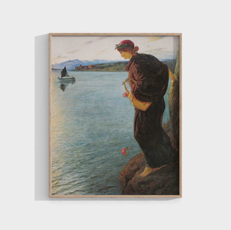 Stückelberg Sappho 1897 by Ernst Stückelberg