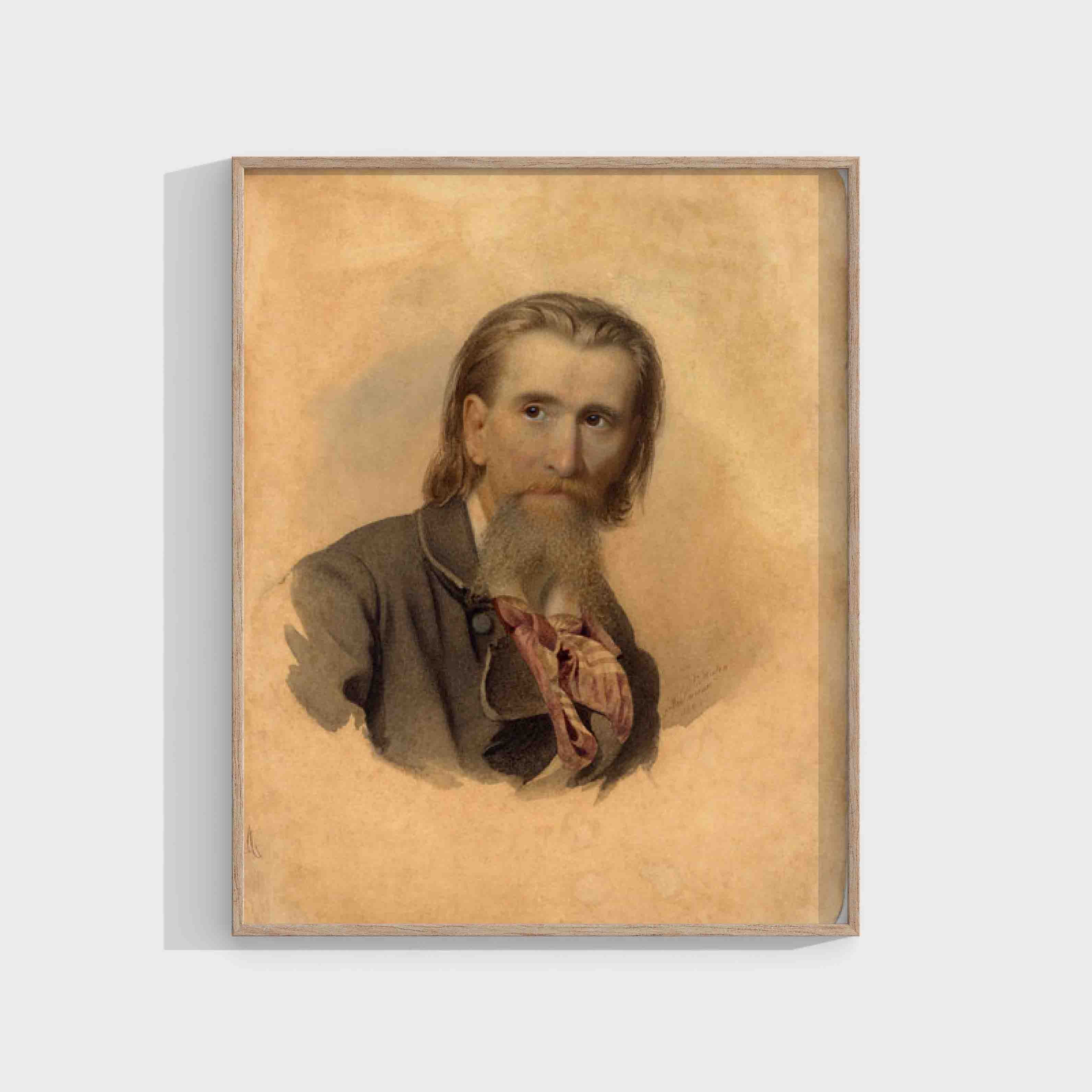 Carl Huns : self portrait
