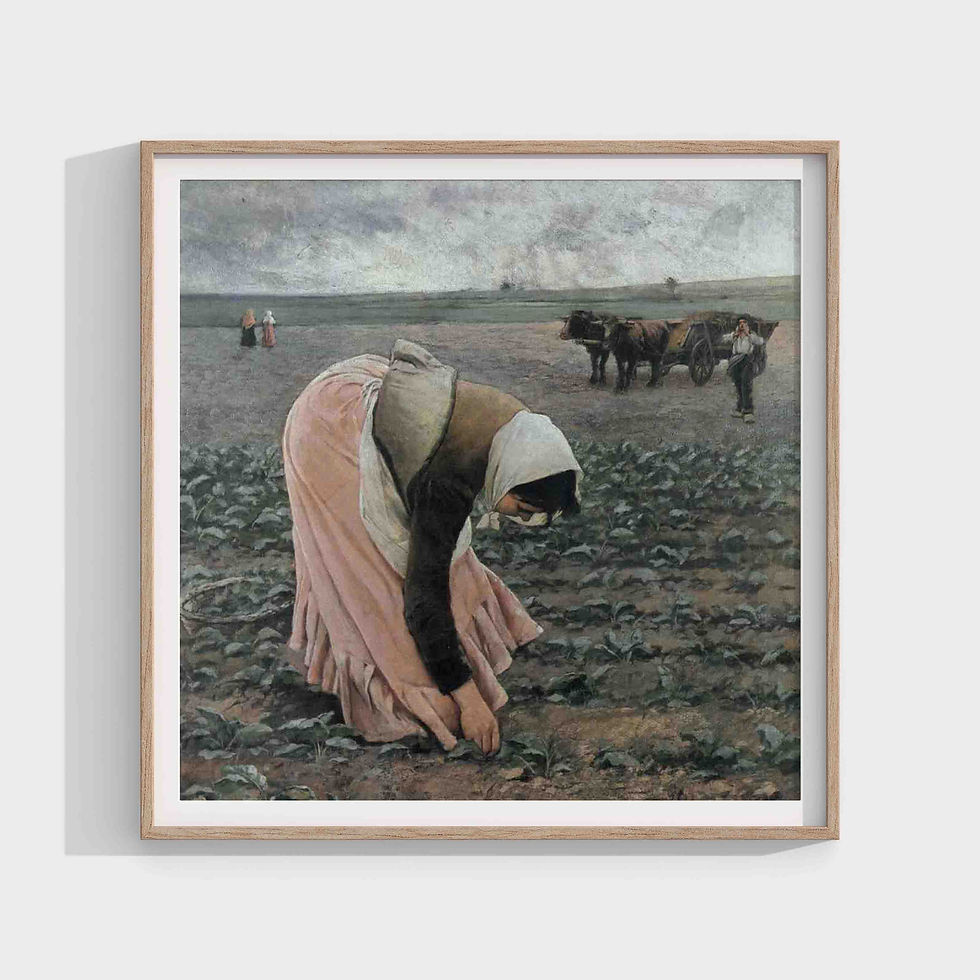 Jakub Schikaneder : Weeder, 1887