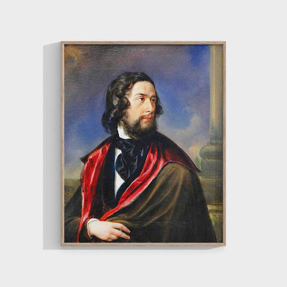 Jan Nepomucen Głowacki : Portrait of an artist (1842)