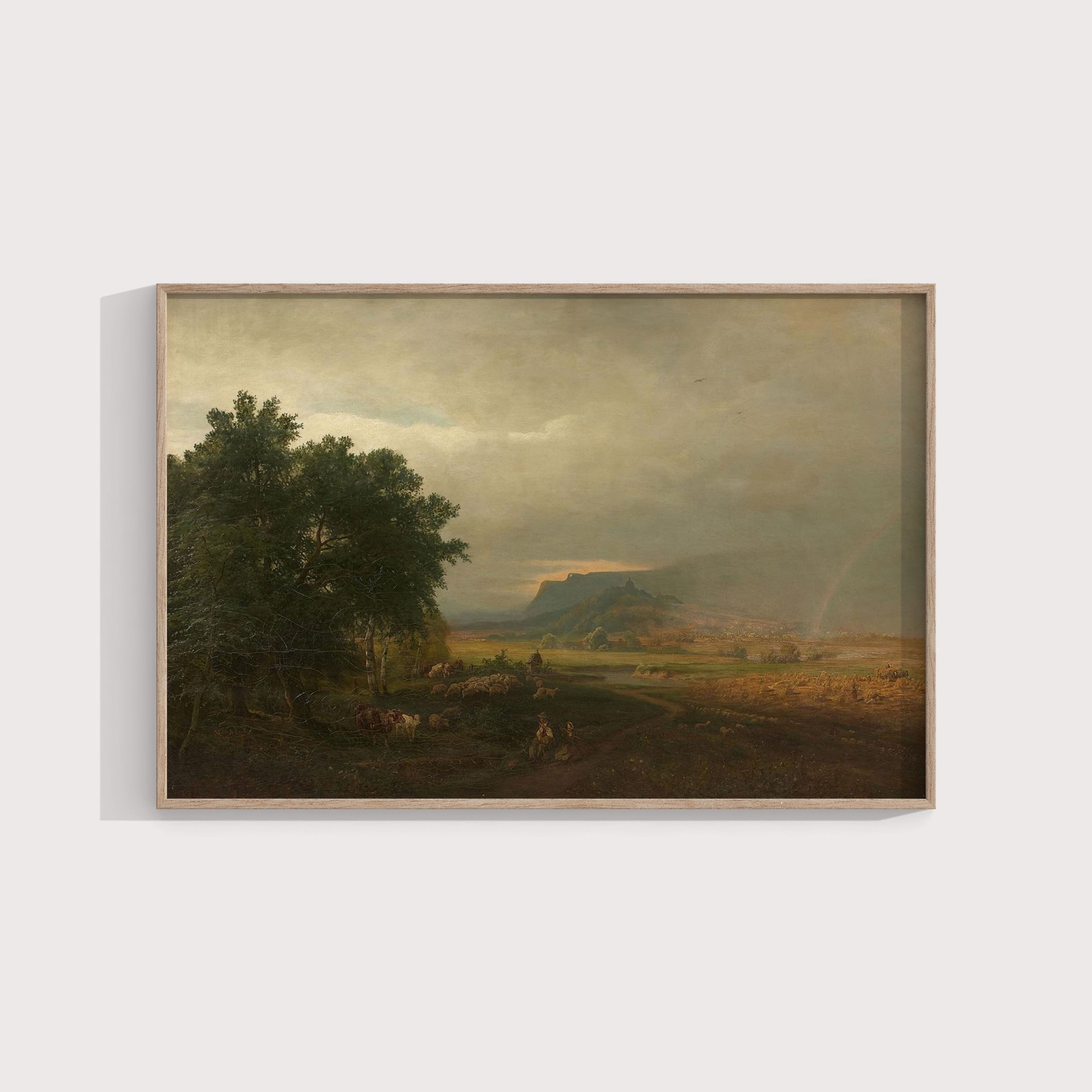 Albert Arnz : German: Blick auf die Burg Regenstein im Harz Wall Art & Decor