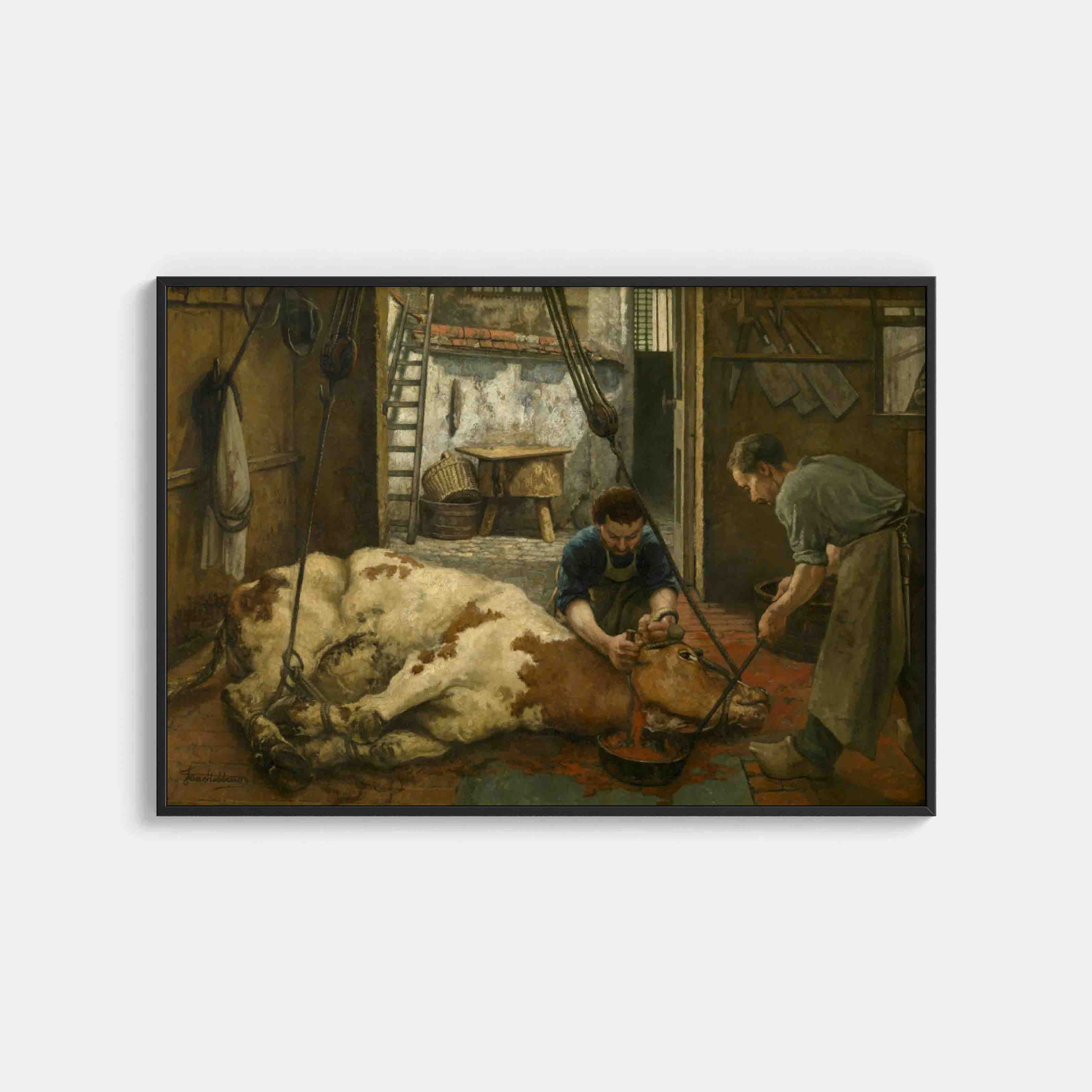 Jan Stobbaerts : Slaughtering