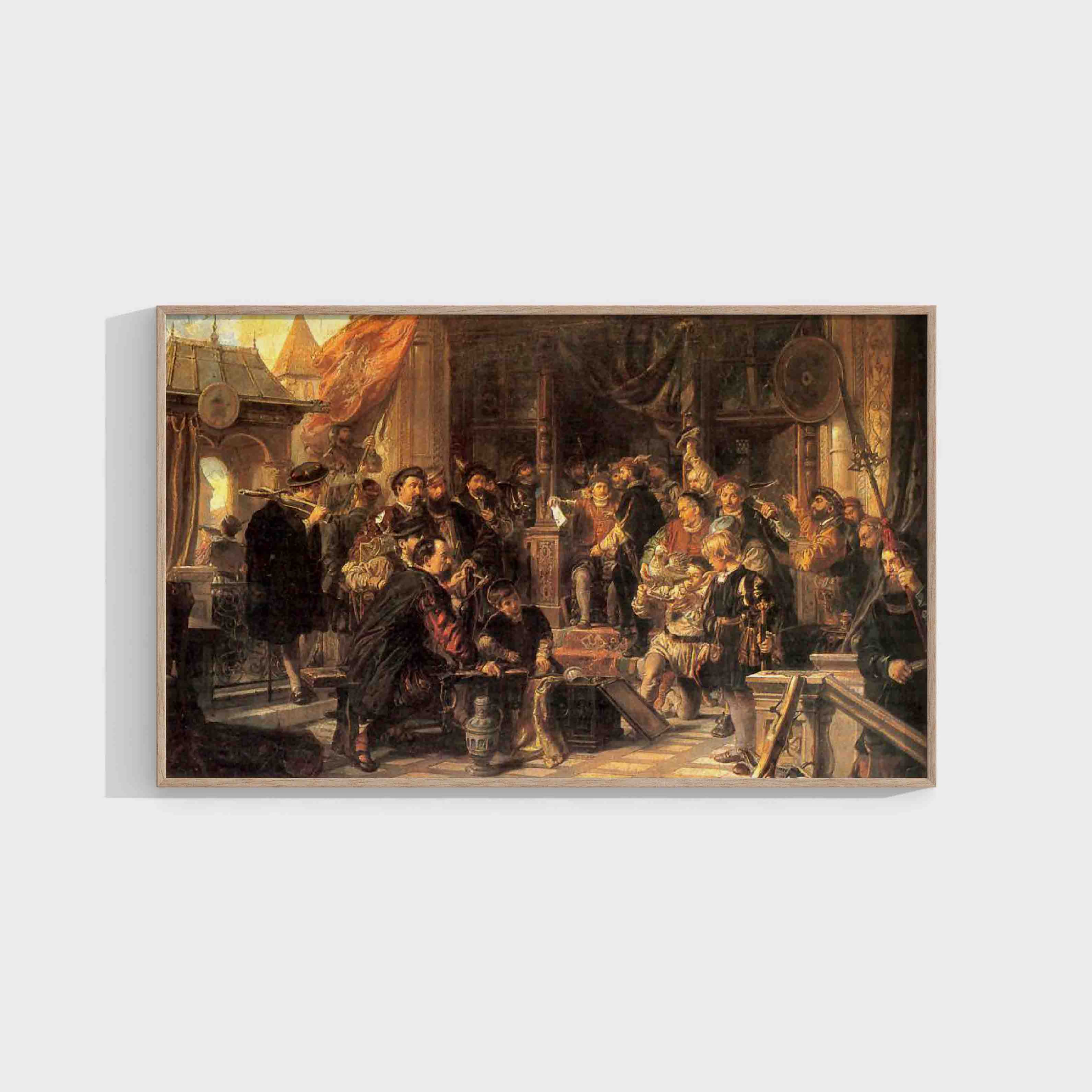 Gifting the Silver Fowler to the Kraków Fowler Brotherhood, 1873