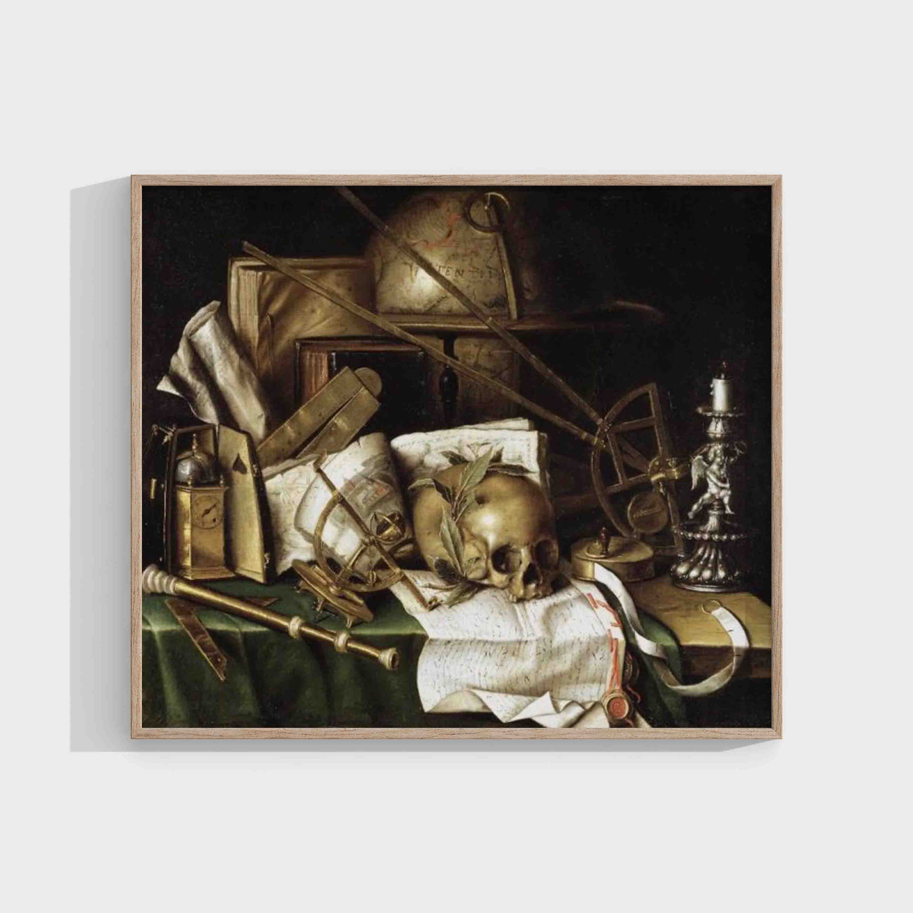 Christian von Thum: Vanitas Still Life with Astronomical Instruments