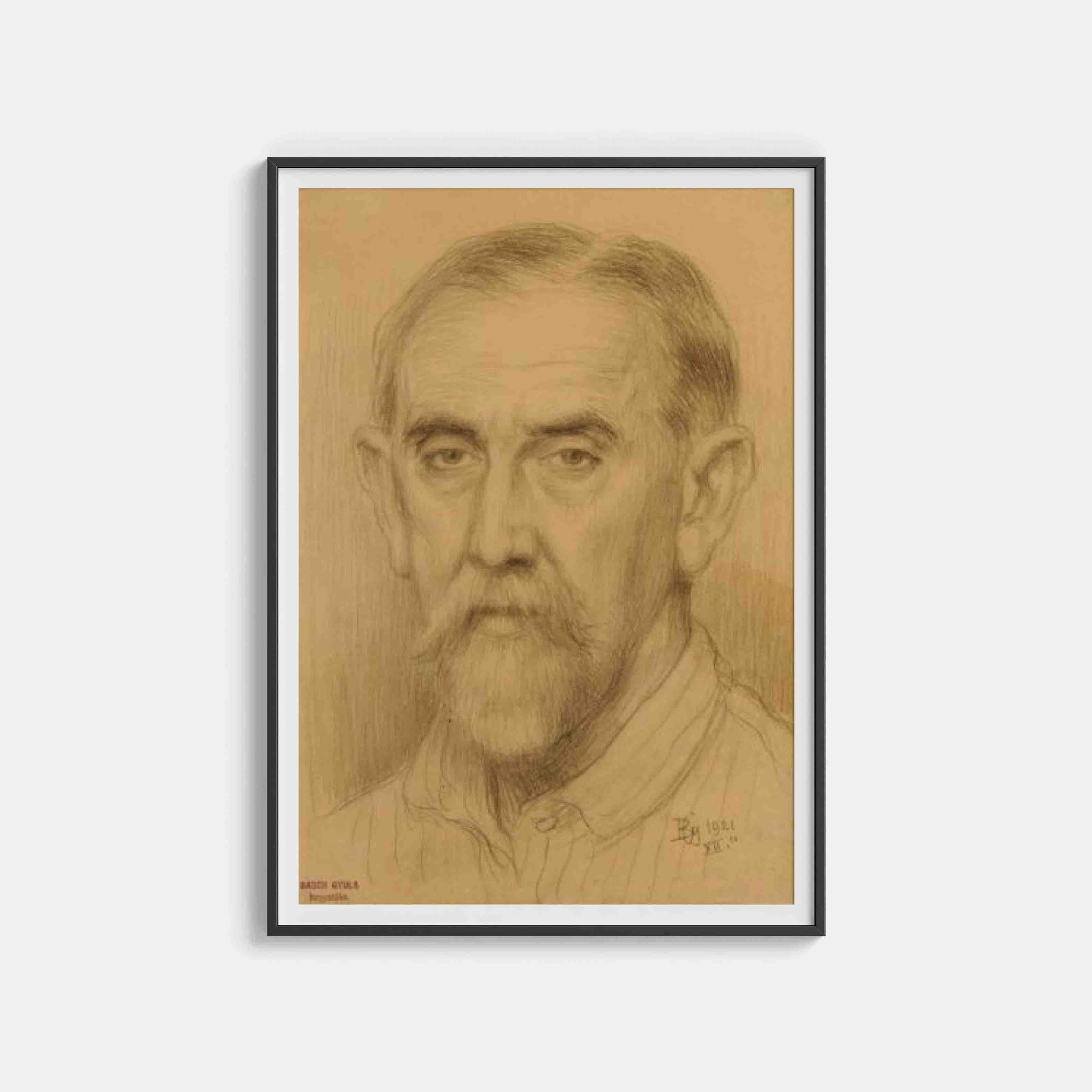 Gyula Basch Self-portrait from 1921