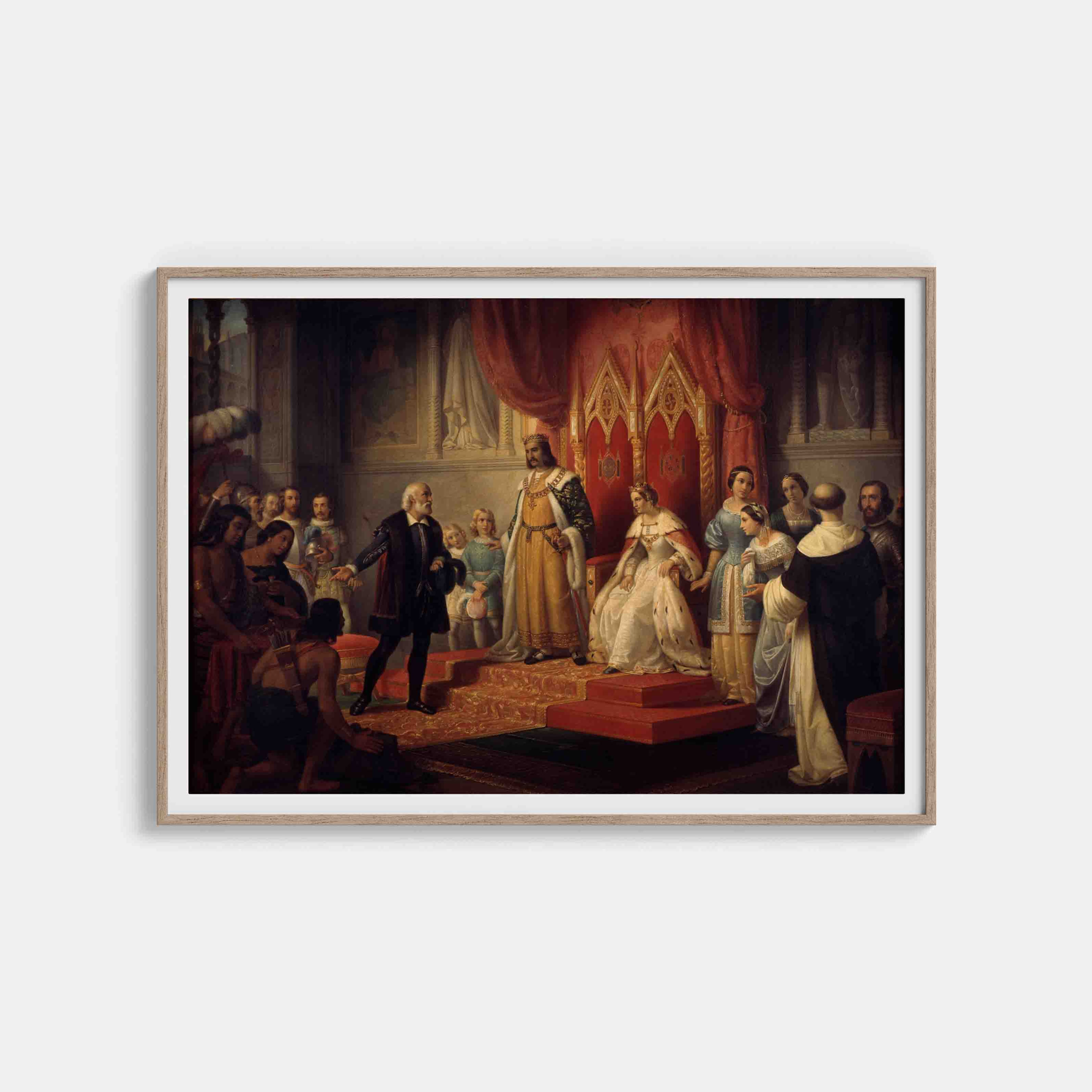 Juan Cordero : Cristopher Columbus at the Court of the Catholic Monarchs