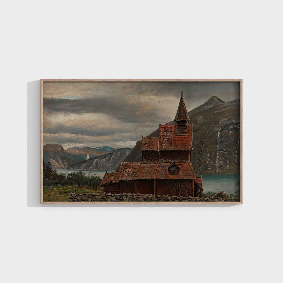 Knud Baade: Urnes Stave Church in Sogn