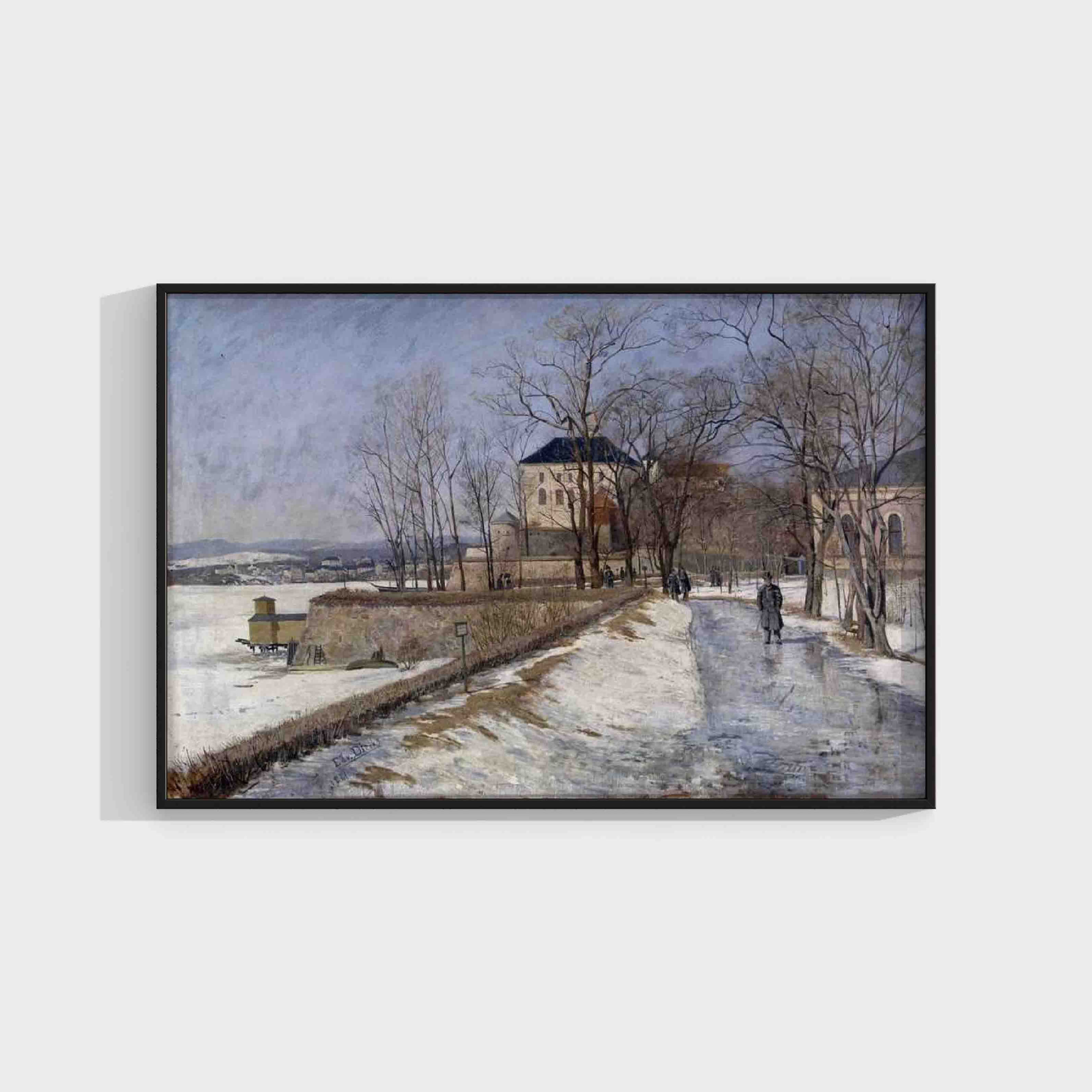 Karl Edvard Diriks : Fra Akershus ( Landscape )