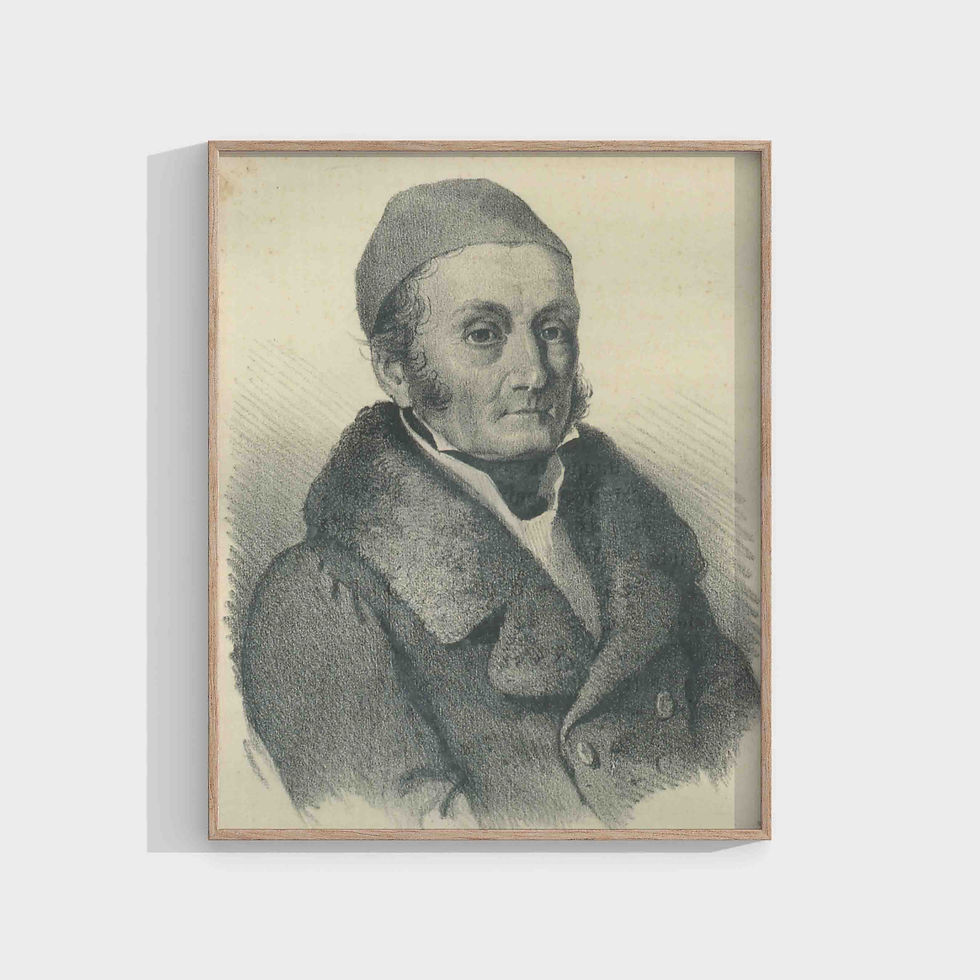 Józef Pitschmann portrait by Jan Feliks Piwarski.