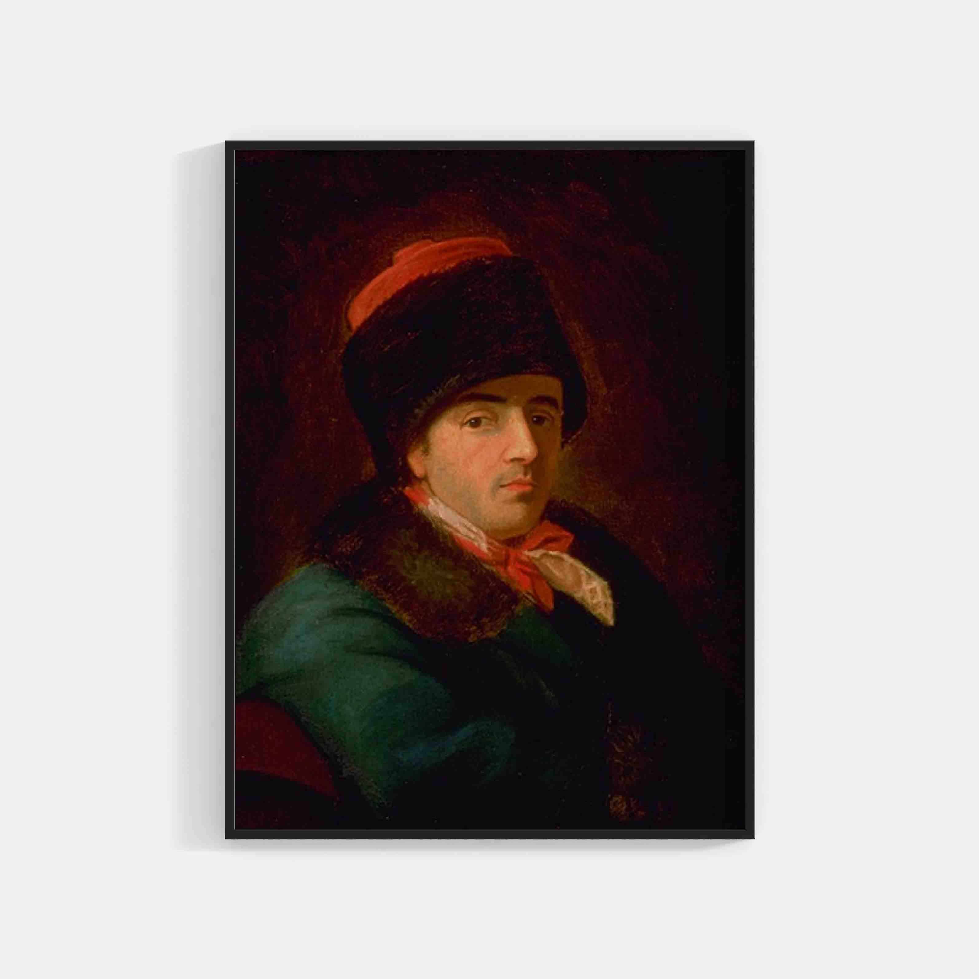 François Beaucourt : self-portrait