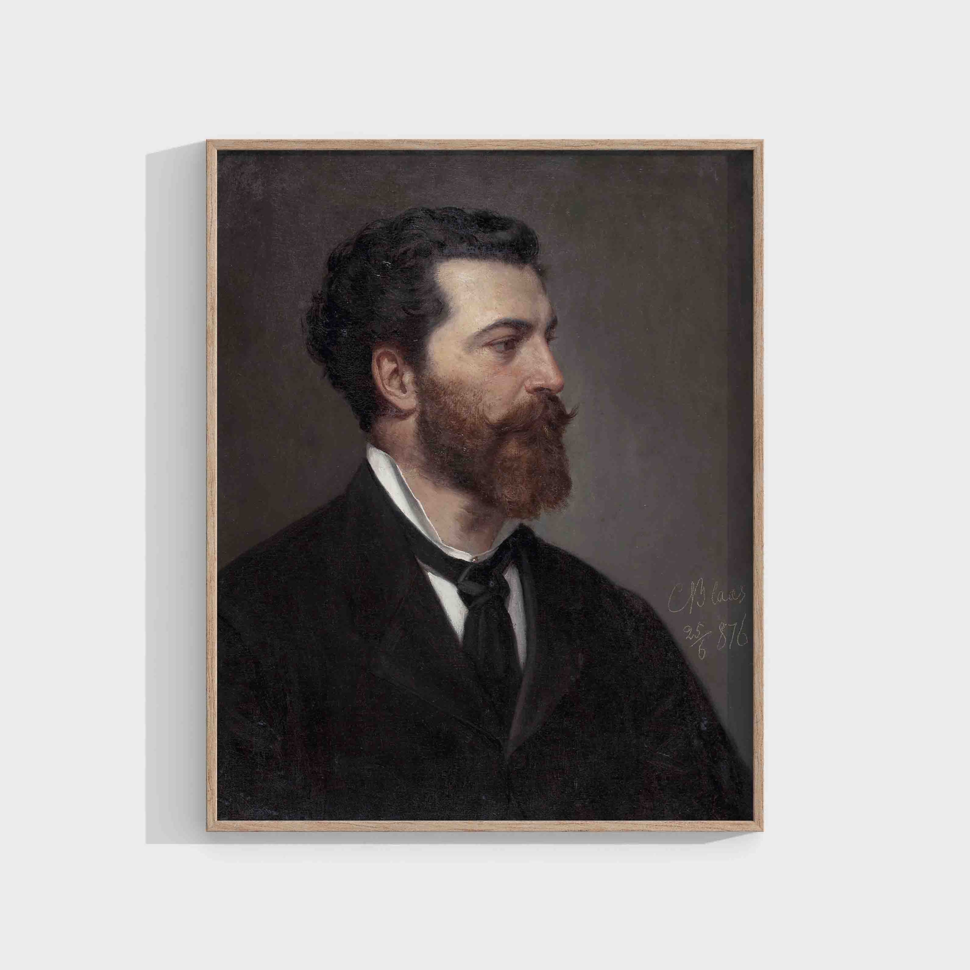 Karl von Blaas : Portrait of Julius von Blaas