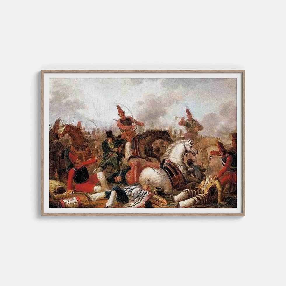 Carlos Morel : Cavalry fight in the age of Rosas (c. 1840)