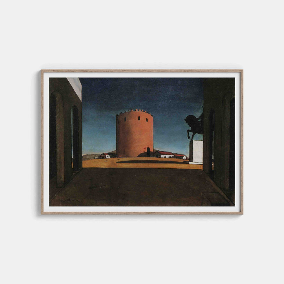 Thumbnail: Giorgio de Chirico: The Red Tower Wall Art & Decor