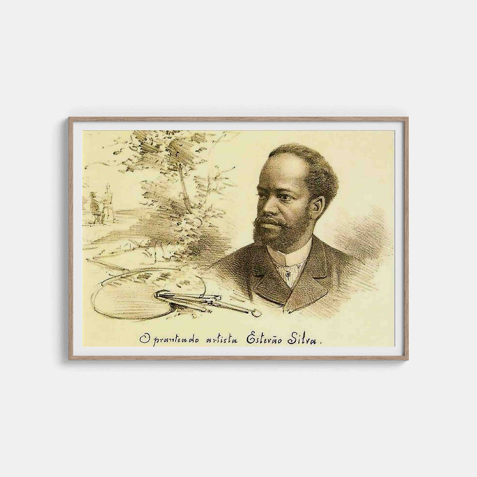 Estêvão Silva : Self portrait, Museu Afro Brasil, São Paulo