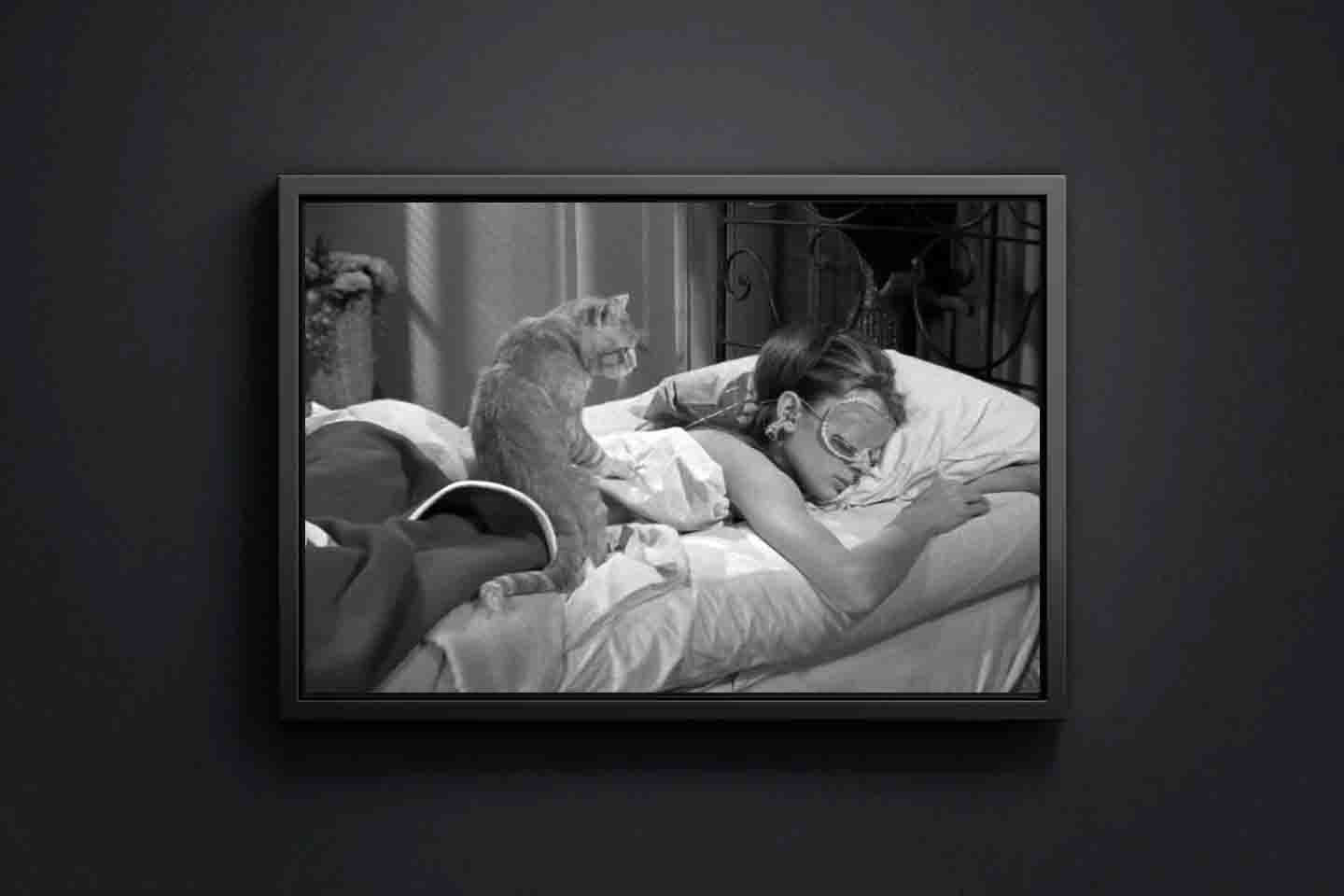 Audrey Hepburn Print, Breakfast at Tiffany's Poster, Black and White Wall Art